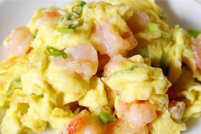 Stir Fried Prawns with Scrambled Eggs(I)滑蛋虾球